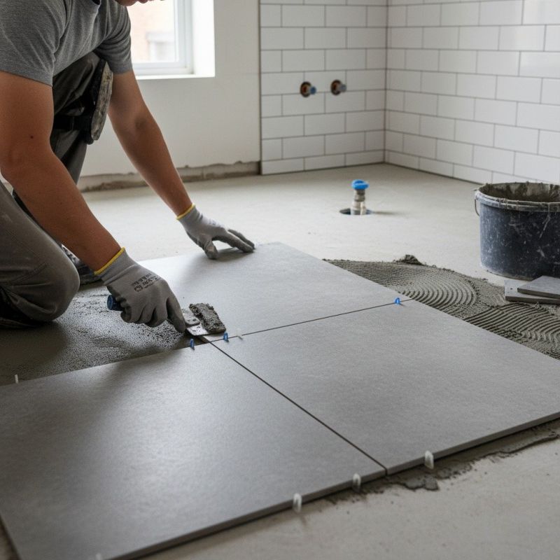 Restroom Floor Replacement in Frederick, MD